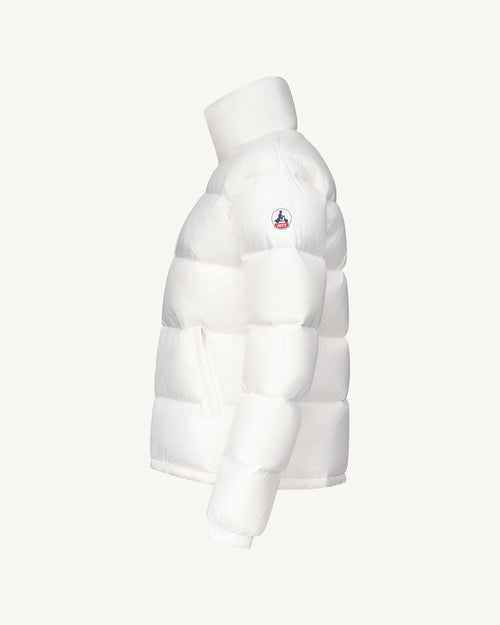 Quilted down jacket White Cardiff - JOTT UK - 5