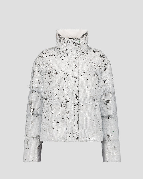 Sequin jacket White/Silver Isadora - JOTT UK - 2