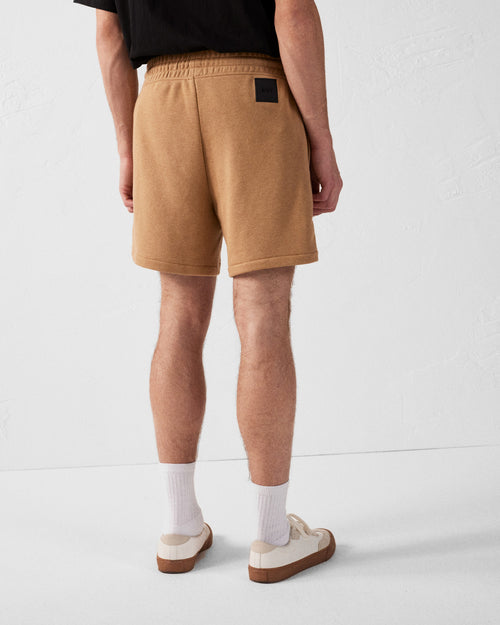 Tawny brown Bi-fabric shorts Mustang - JOTT UK - 4