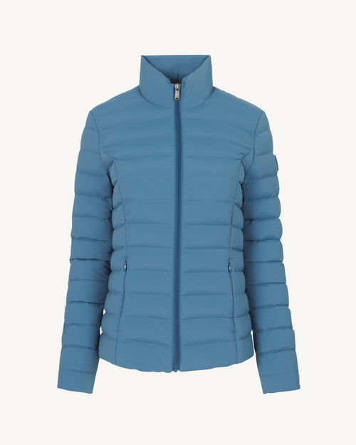 Maia light stretch winter jacket Blue jean - JOTT UK - 2