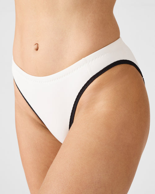 White neoprene bikini bottom Jisoo - JOTT UK - 5