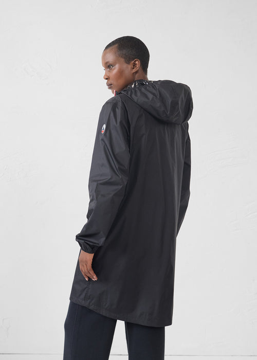 Raincoat packable long Black Skye - JOTT UK - 3