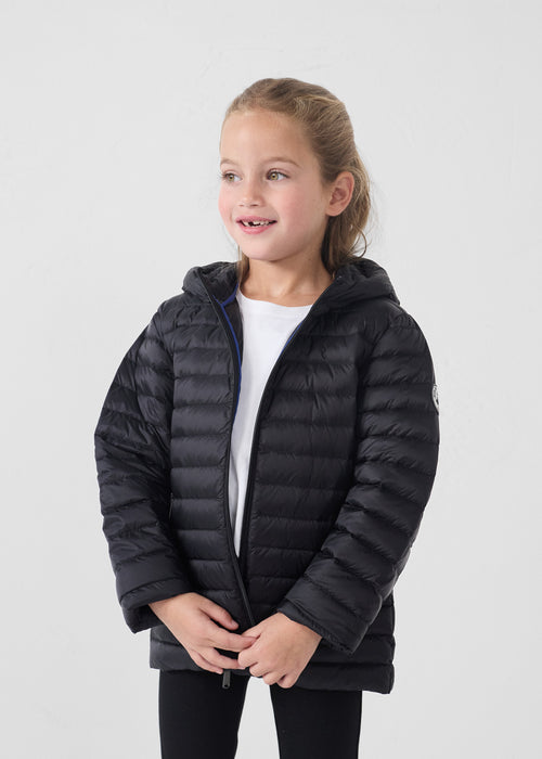 Mid-length down jacket Black Garance - JOTT UK - 3