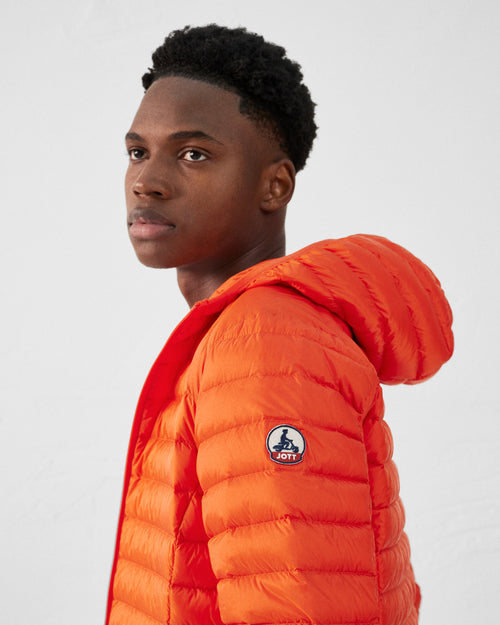 Flame red Lightweight down jacket Nico - JOTT UK - 5