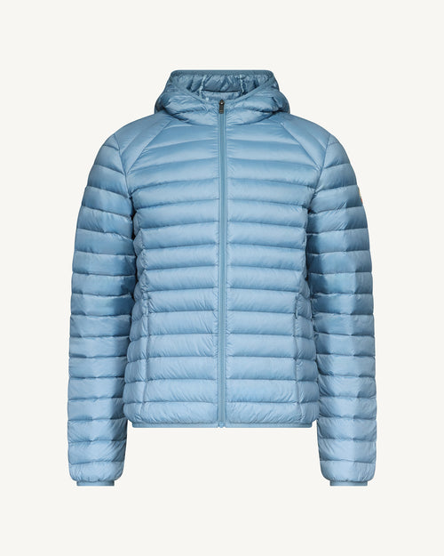 Washed blue Lightweight down jacket Nico - JOTT UK - 2