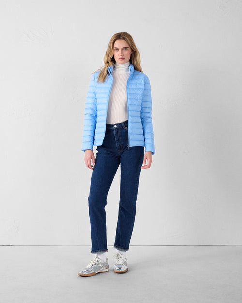Light down jacket Crystal blue Cha