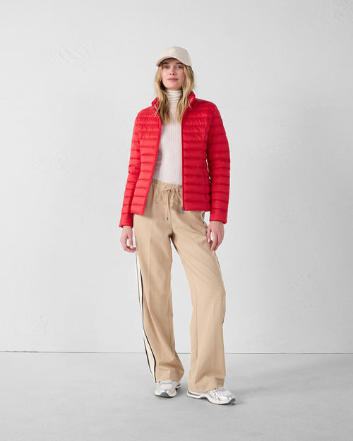 Light down jacket Carmine red Cha