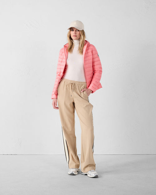 Lightweight hooded down jacket Vibrant fuchsia Cloe