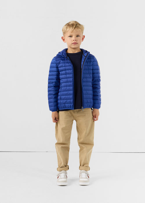 Light hooded down jacket Cobalt blue Hugo