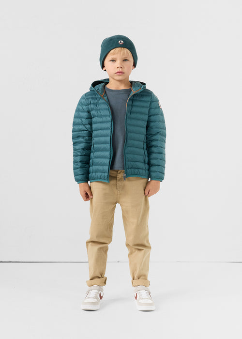 Light hooded down jacket Dark marsh Hugo