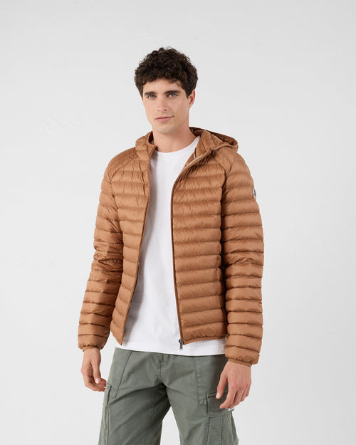 Lightweight Hooded Down Jacket Red Sugar Nico