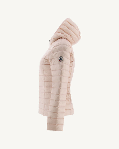 Lightweight hooded down jacket Soft pink Cloe - JOTT UK - 5