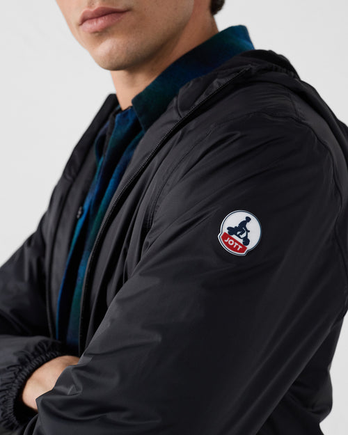 Oban Polar fleece-lined long waterproof jacket Black - JOTT UK - 5
