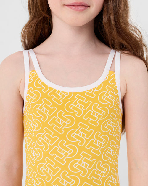 Mono sunflower swimsuit Milla monogram - JOTT UK - 5