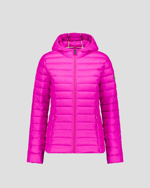 Lightweight hooded down jacket Electric pink Cloe - JOTT UK - 2