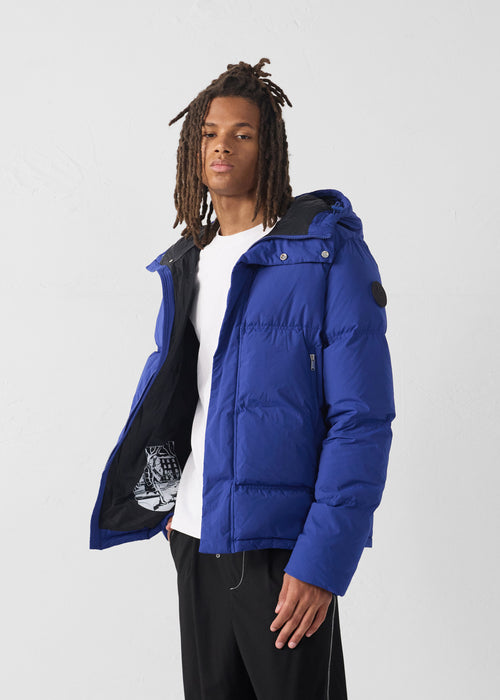 Puffer jacket Cobalt blue Sanji - JOTT UK - 3