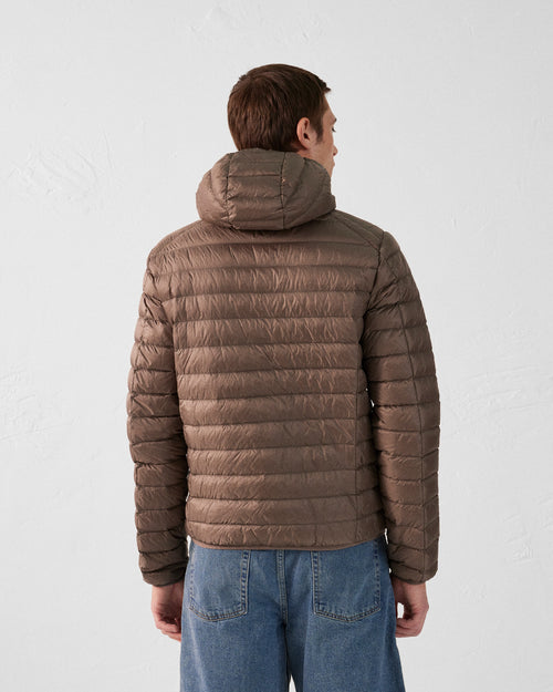 Taupe Lightweight down jacket Nico - JOTT UK - 5