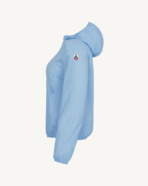 Feroe packable waterproof jacket Heaven blue - JOTT UK - 2