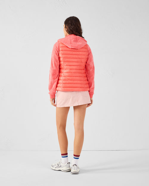 Light sleeveless down jacket Sunset coral Seda - JOTT UK - 4