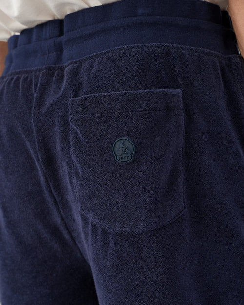 Navy Towelling shorts Eagle - JOTT UK - 5