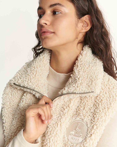 Reversible Sleeveless Coat Great Cold Natural Daria - JOTT UK - 3