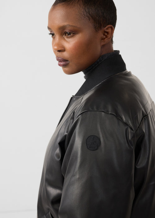 Short bomber-style puffer jacket Black Celeste - JOTT UK - 5