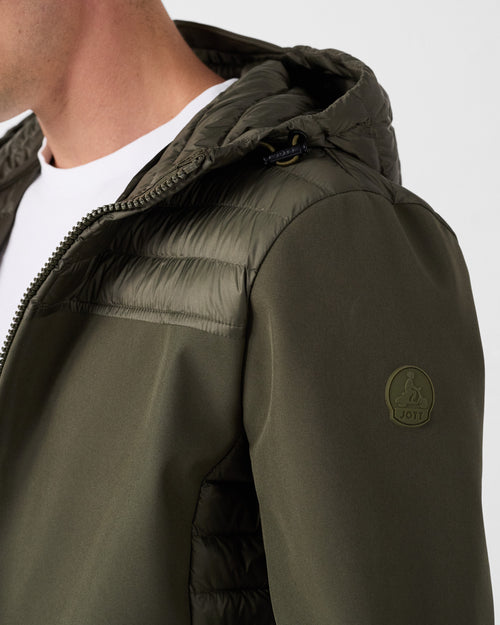 Army Paco 2.0 bi-fabric softshell jacket - JOTT UK - 5