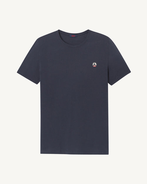 Navy Pietro organic cotton T-shirt - JOTT UK - 2