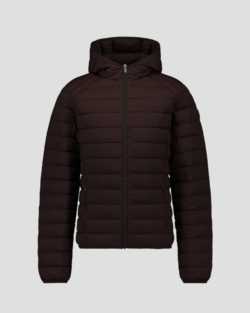 Black coffee Lightweight stretch hooded jacket Frantz - JOTT UK - 2