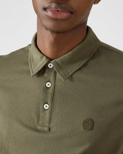 Army Lavan organic cotton polo shirt - JOTT UK - 5
