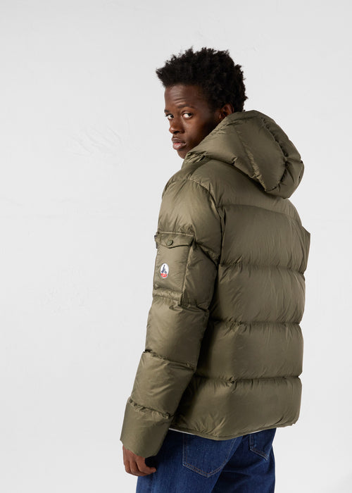 Army Hooded down jacket Java - JOTT UK - 4