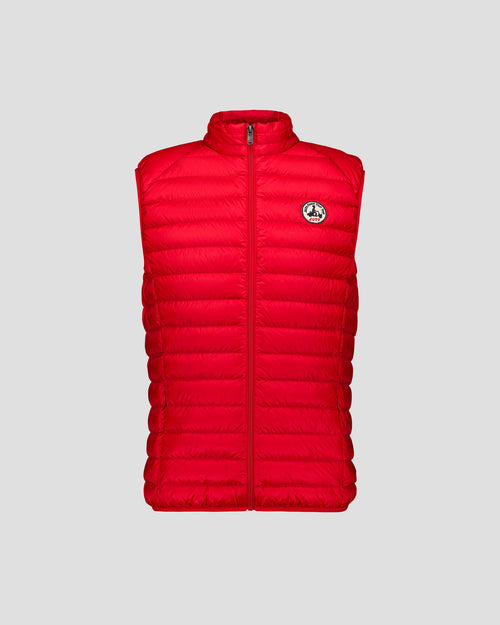 Sleeveless down jacket Carmine red Tom - JOTT UK - 2
