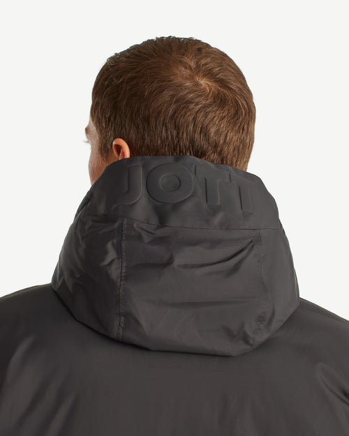 Long reversible hooded jacket Black Amsterdam 2.0 - JOTT UK - 3