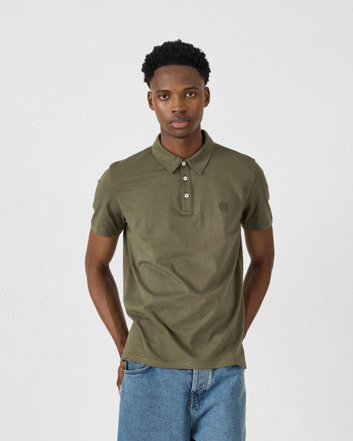 Army Lavan organic cotton polo shirt - JOTT UK - 3