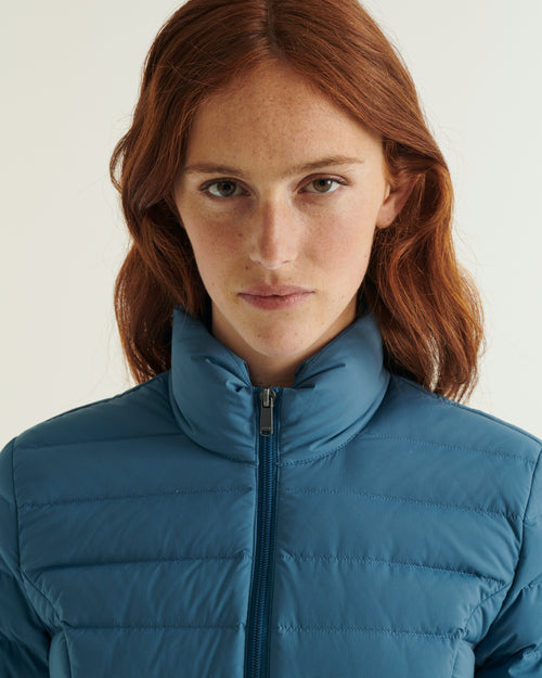 Maia light stretch winter jacket Blue jean - JOTT UK - 3
