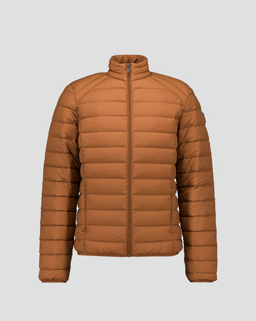 Brown sugar Aragon lightweight stretch puffer jacket - JOTT UK - 2