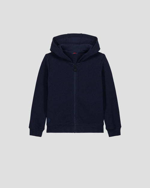 Hoodeded zipped jacket Navy Arie - JOTT UK - 2