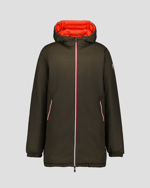 Long reversible jacket Army/Flame red Assen - JOTT UK - 2
