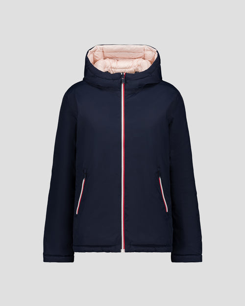 Reversible jacket Navy/Petal rose Bergame - JOTT UK - 2
