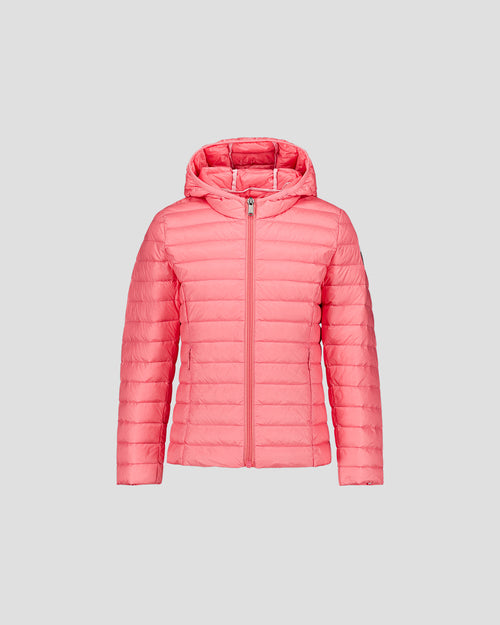 Lightweight hooded  jacket Vibrant fuchsia Carla - JOTT UK - 2