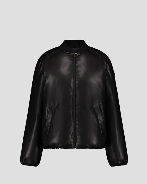 Short bomber-style puffer jacket Black Celeste - JOTT UK - 2