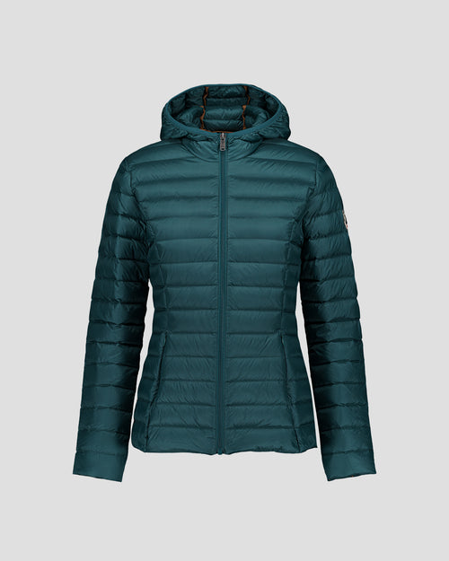 Lightweight hooded down jacket deep Lake Cloe - JOTT UK - 2