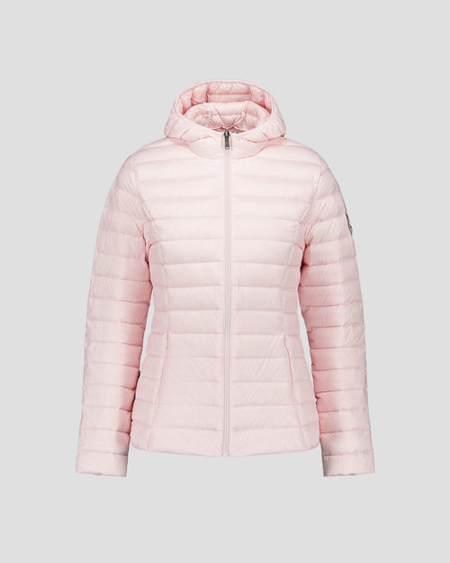 Lightweight hooded down Jacket Pink petal Cloe - JOTT UK - 2