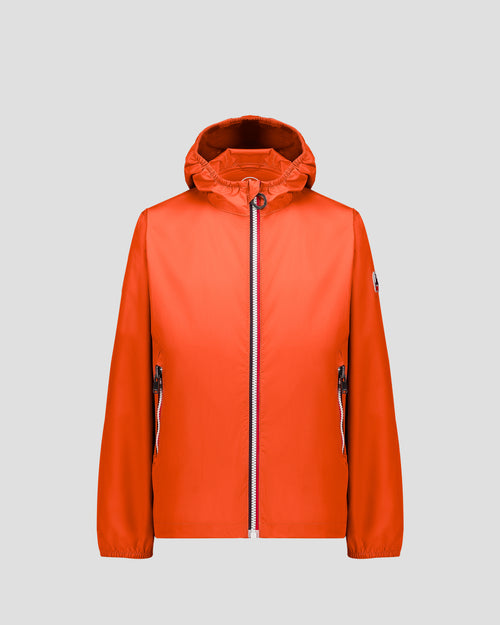 Raincoat packable Flame Red Corrie - JOTT UK - 2