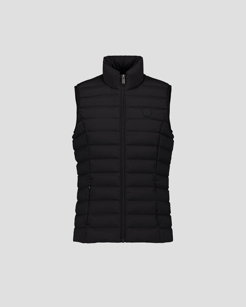 Black Grenada stretch sleeveless puffer jacket - JOTT UK - 2