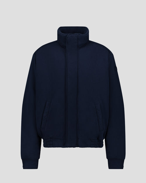 Jersey bomber jacket Navy Hank - JOTT UK - 2