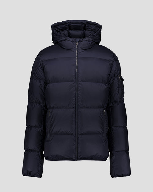 Navy Hooded down jacket Java - JOTT UK - 2