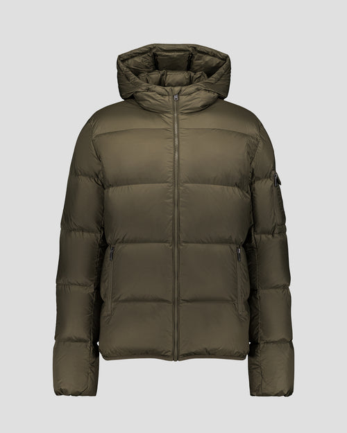 Army Hooded down jacket Java - JOTT UK - 2