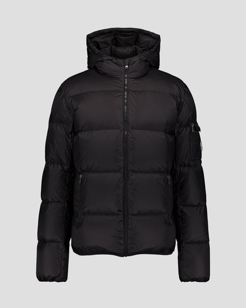 Black Hooded down jacket Java - JOTT UK - 2