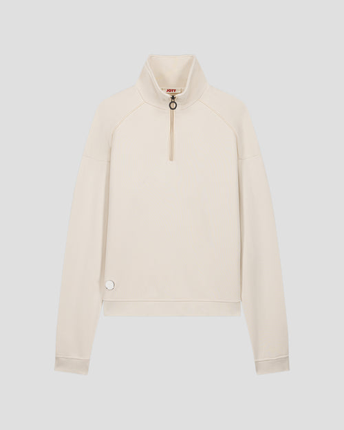 Half-zip sweatshirt Natural Line - JOTT UK - 3